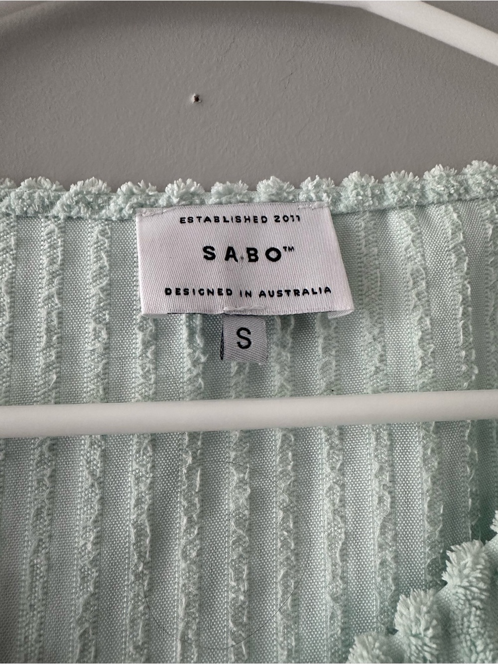 Mint Ribbed Soft Top - Picture 2 of 4